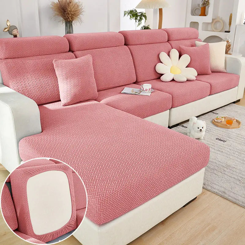 Housse Assise Canapé Rétro BLOSSOM Cherry Blossom Pink-Plus Double