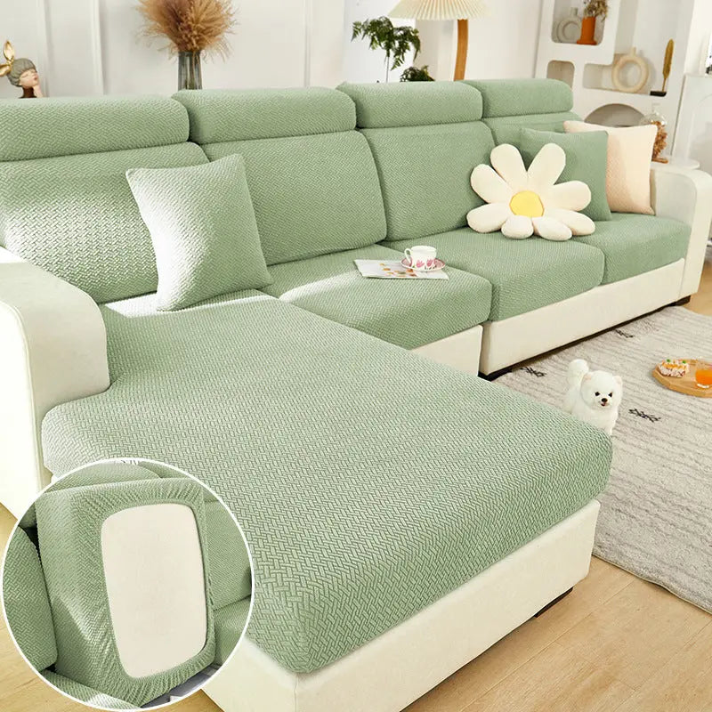 Housse Assise Canapé Rétro BLOSSOM Fruit Green-Plus Single