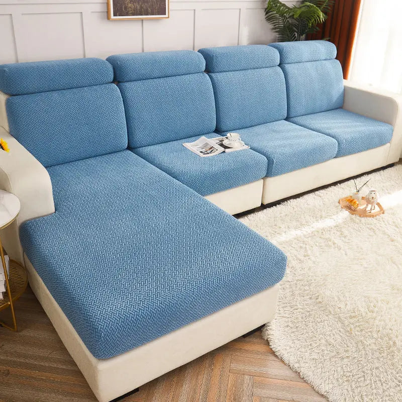 Housse Assise Canapé Universelle LAPEO Lake Blue-Conventional-M