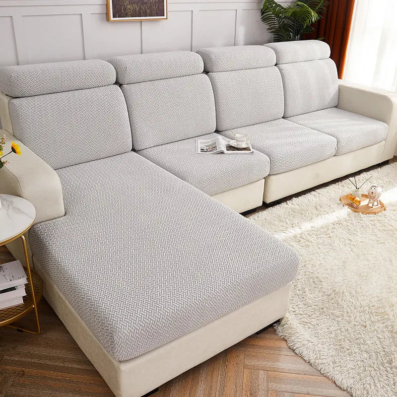 Housse Assise Canapé Universelle LAPEO Gray Blue-Plus Size-L