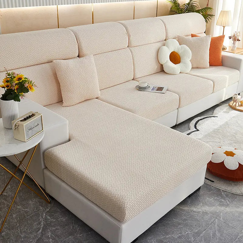 Housse Assise Canapé Universelle LAPEO Offwhite-Headrest-S