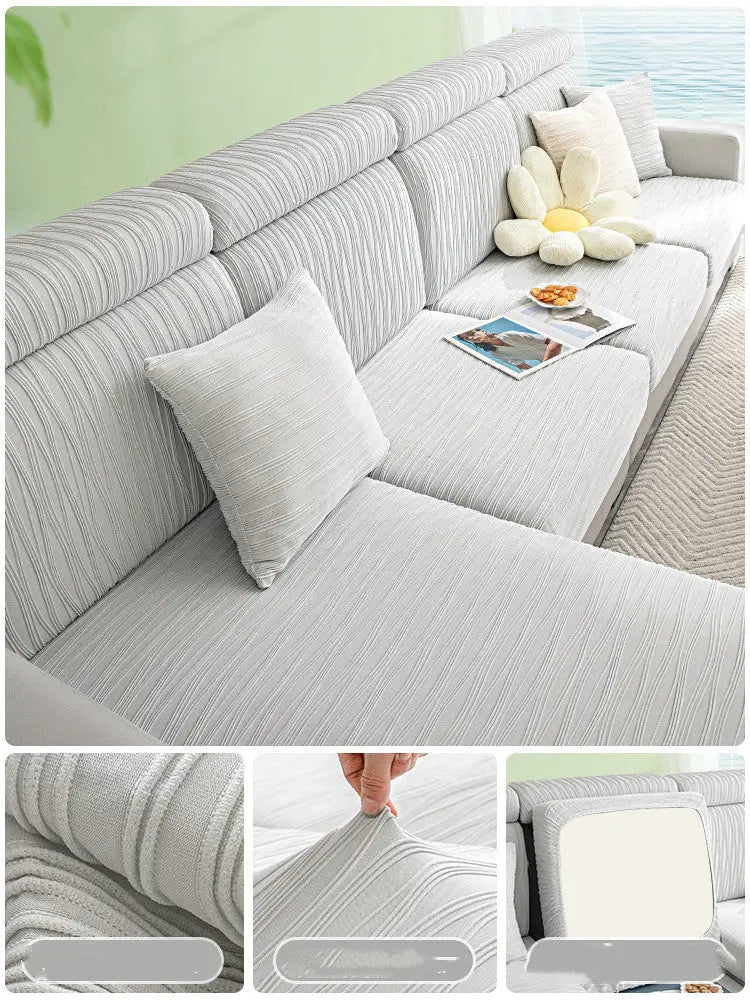Housse Assise Canapé Élastique GLACIO Space Grey-Enlarge the Imperial Concubine