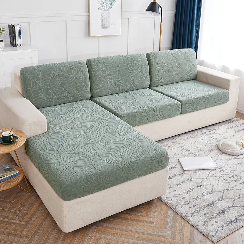 Housse Assise Canapé Étanche JACQARD Light Green-Three people