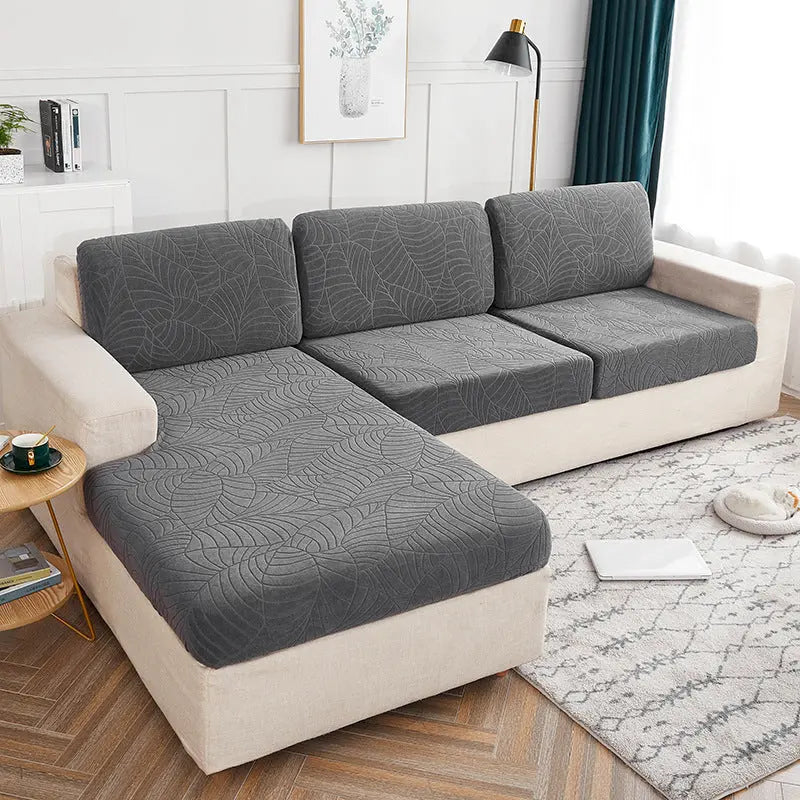 Housse Assise Canapé Étanche JACQARD Dark Grey-Three people