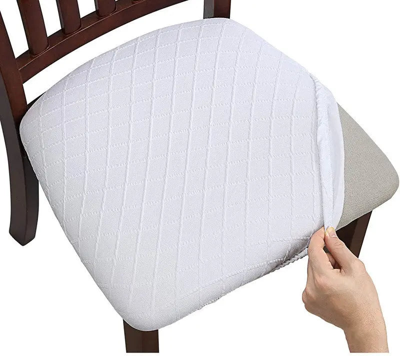 Housse Assise Chaise Élastique JACORD White