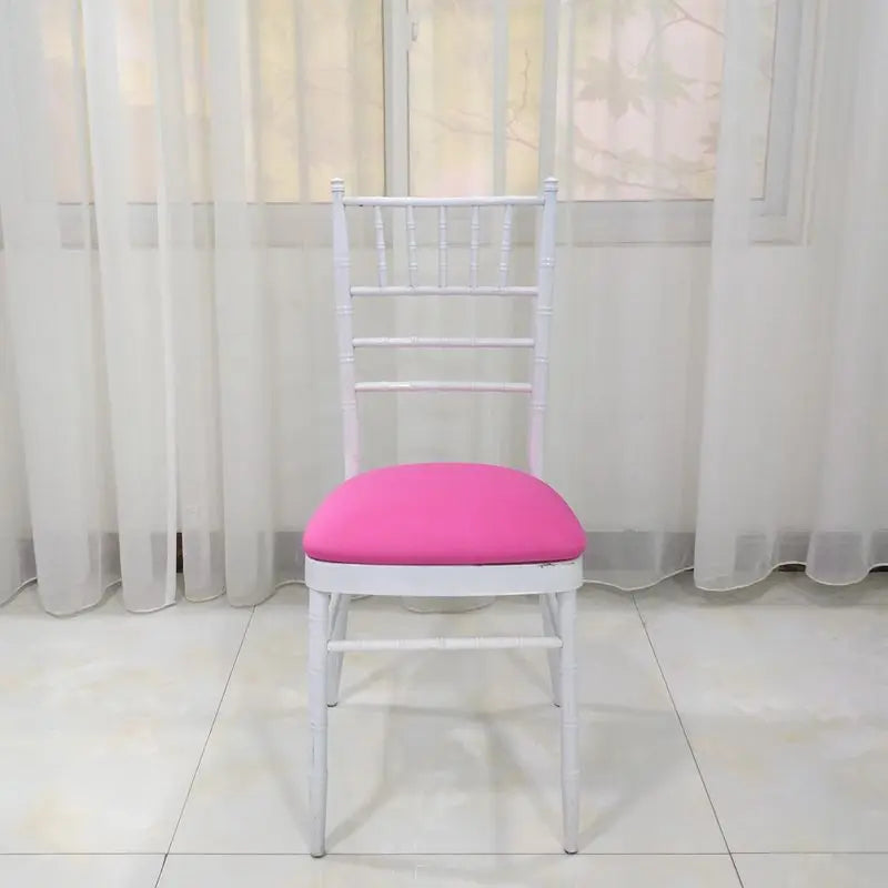 Housse Assise Chaise Extensible ELANTA 27 Rose Red-Regular Size