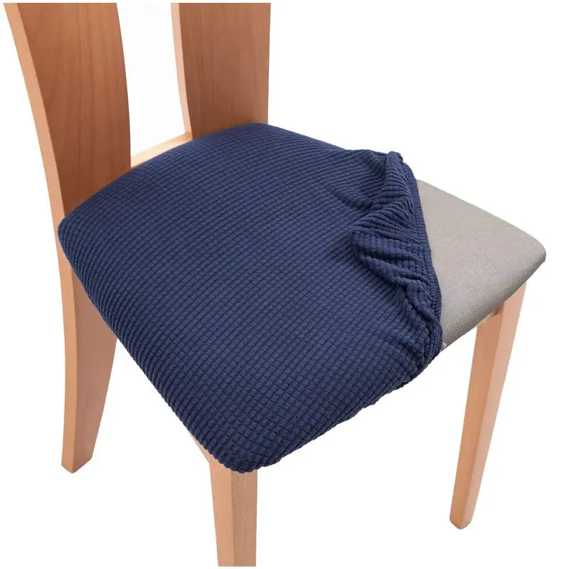 Housse Assise Chaise Extensible ZENYA Navy Blue