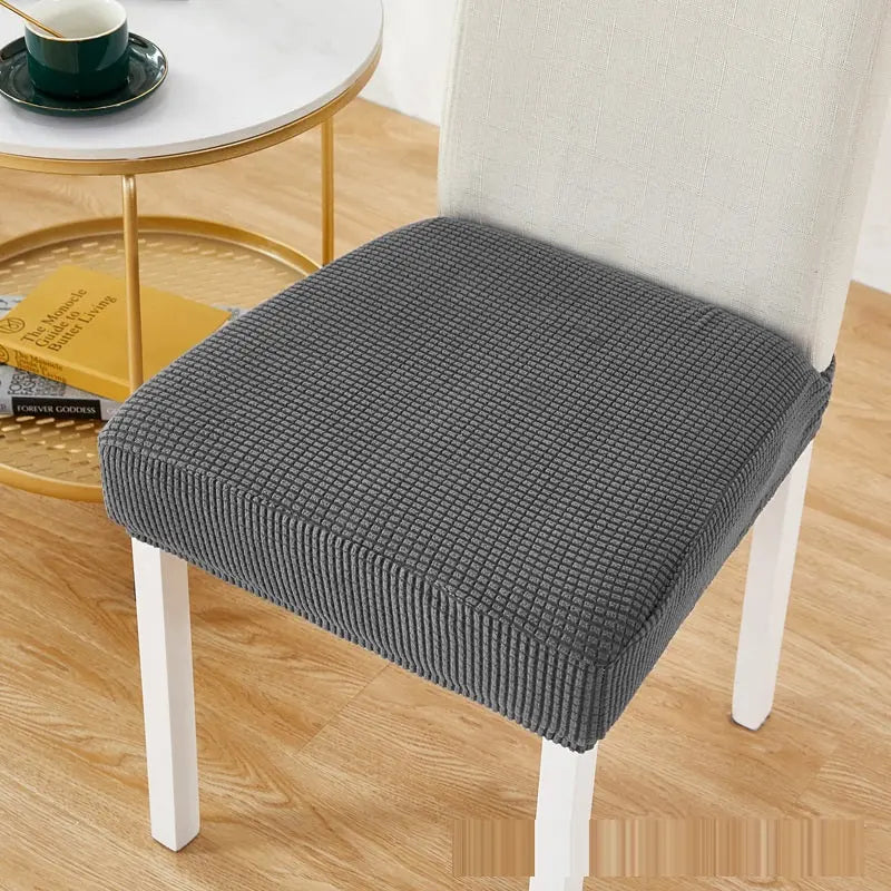 Housse Assise Chaise Extensible **VELISO** Dark Gray-Universal Size