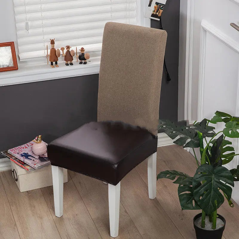 Housse Assise Chaise Imperméable PU NOMINO Coffee