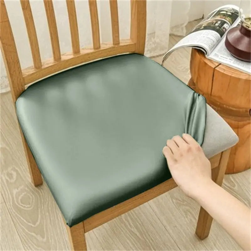 Housse Assise Chaise Imperméable VELONA Cyan-Length And Width 35to50cm-1PCS