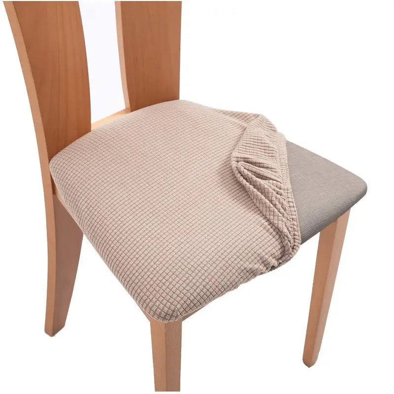 Housse Assise Chaise Moderne ZEFIRA Khaki