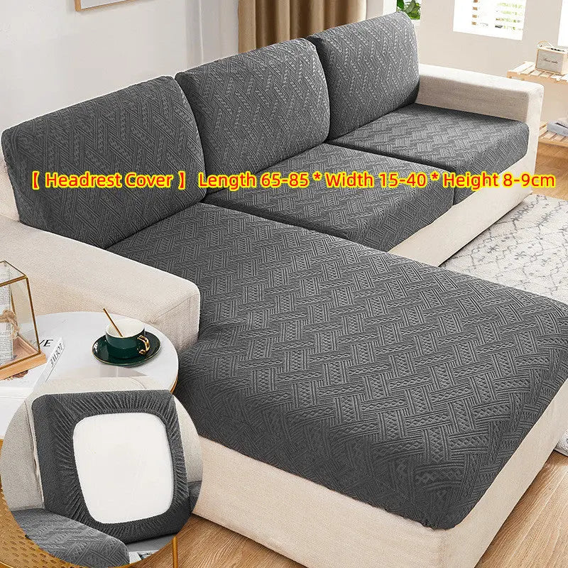 Housse Assise Protectrice ELASTO Abstract Gray-Head pillowcase