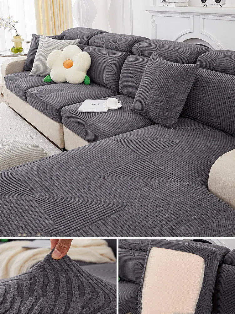 Housse Assise Universelle 4Sofa Cloud stream Premium ash-45x45cm pillow case
