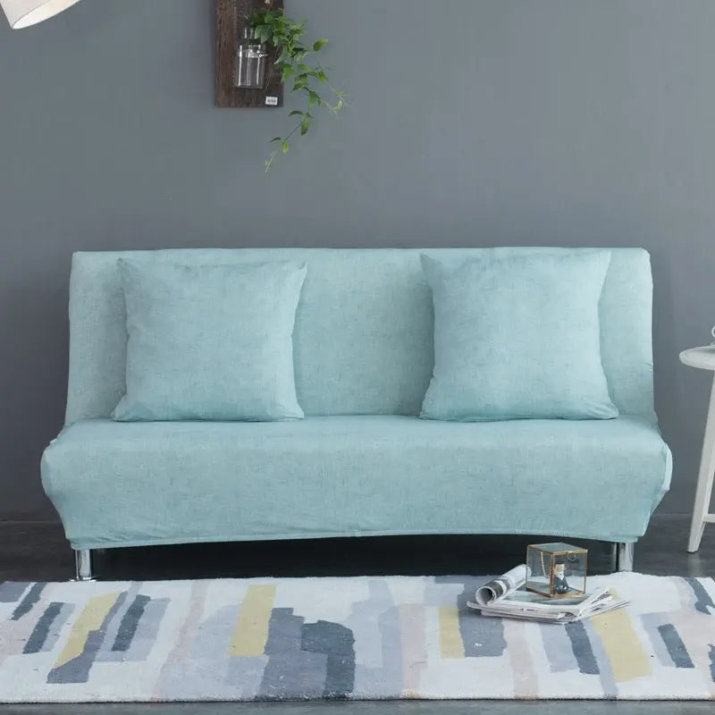 Housse BZ Canapé Lin UNIKLIN Blue-120 to 155cm
