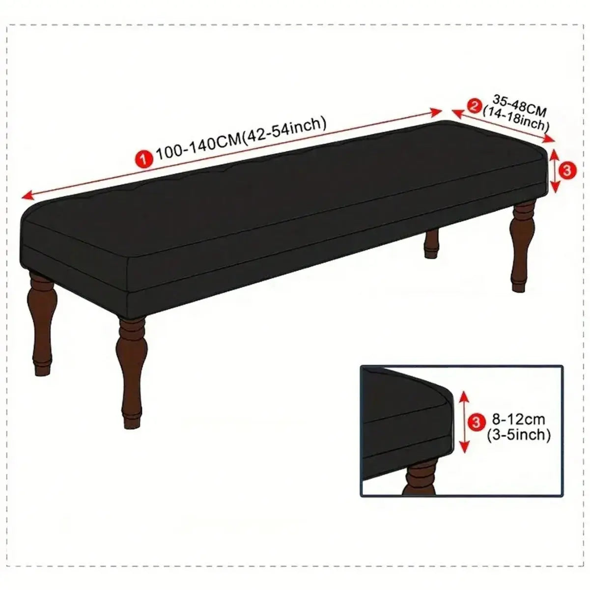Housse Banquette Fourrure Moderne SILVEN Housse de France