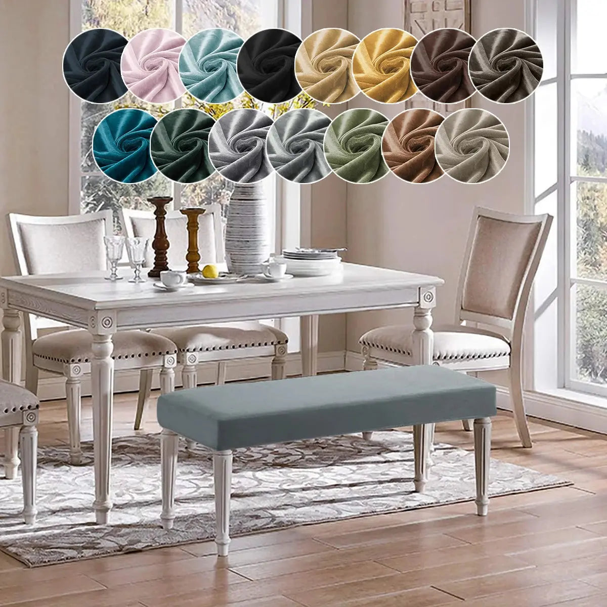Housse Banquette Fourrure Moderne SILVEN Housse de France