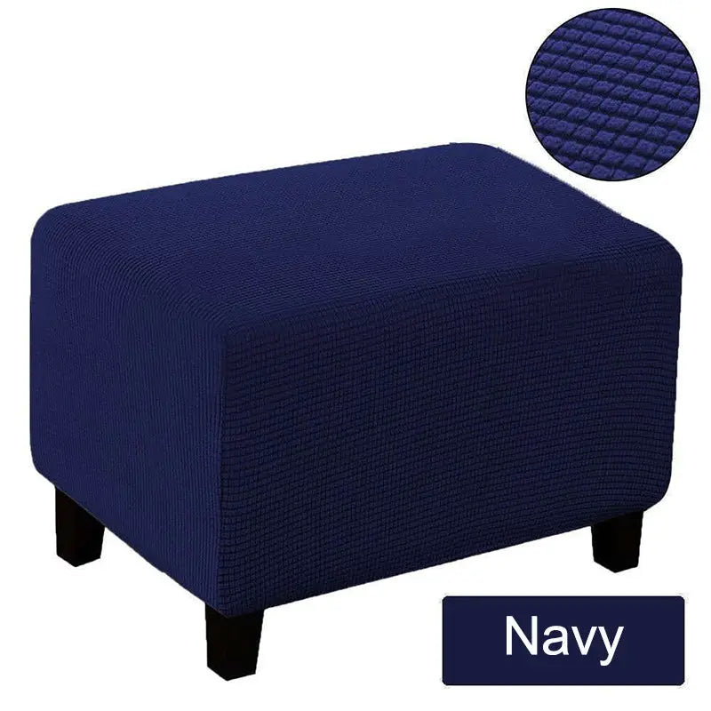 Housse Banquette Velours Élastique SOFIUM Navy Blue-S