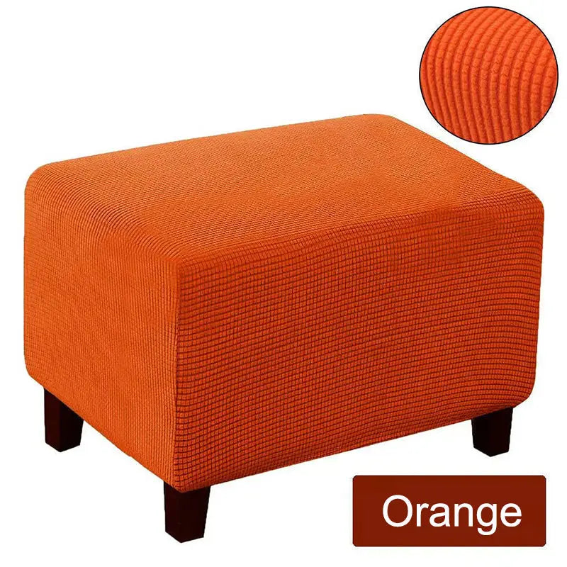 Housse Banquette Velours Élastique SOFIUM Orange-S