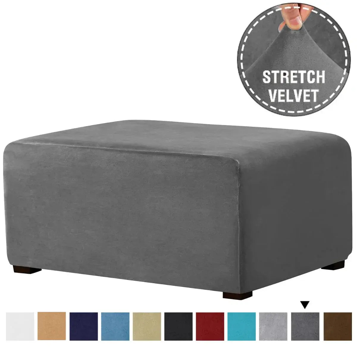 Housse Banquette Velours Extensible FOLINA Housse de France