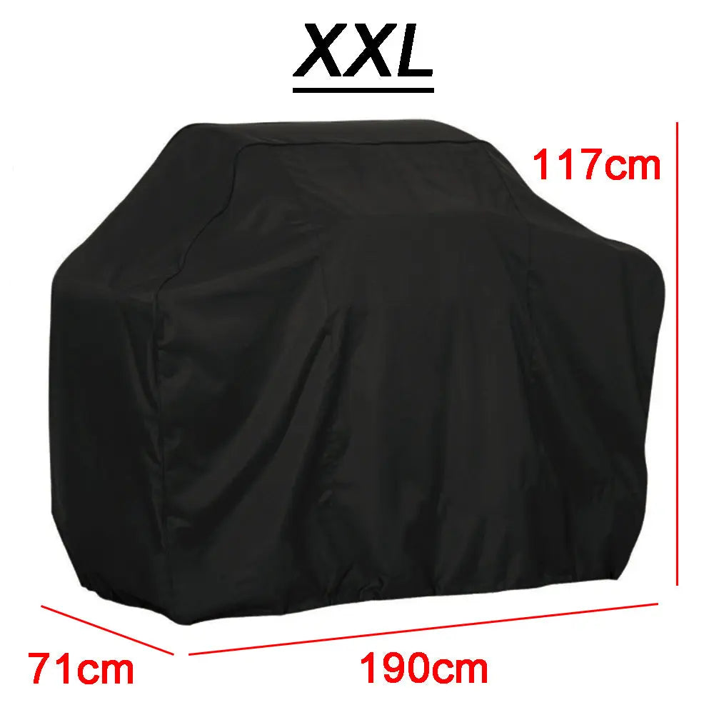 Housse Barbecue Oxford Waterproof NEVIA Black-190x71x117cm