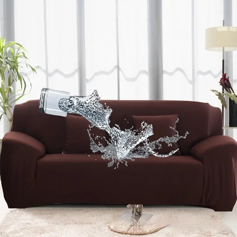 Housse Canapé Élastique Prono Brown-Four Sofas