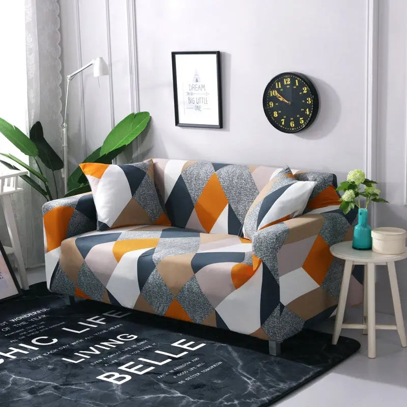 Housse Canapé Moderne FLEXI Rubiks Cube-Double