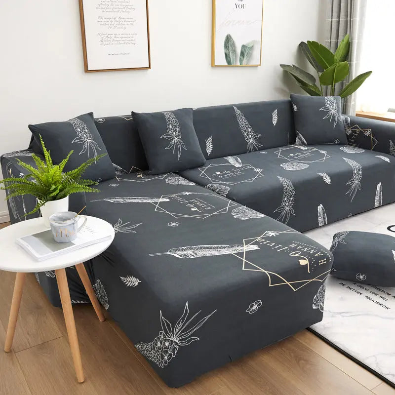 Housse Canapé Moderne GEOMETRO Gstyle-190to230cm
