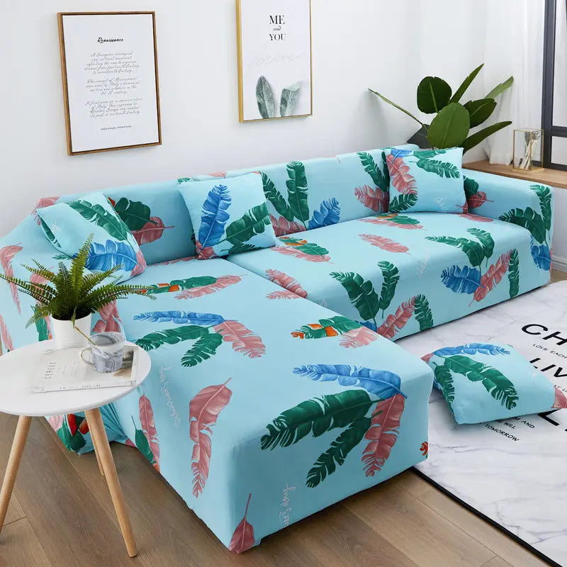 Housse Canapé Moderne GeometricFLO Kstyle-145to185cm
