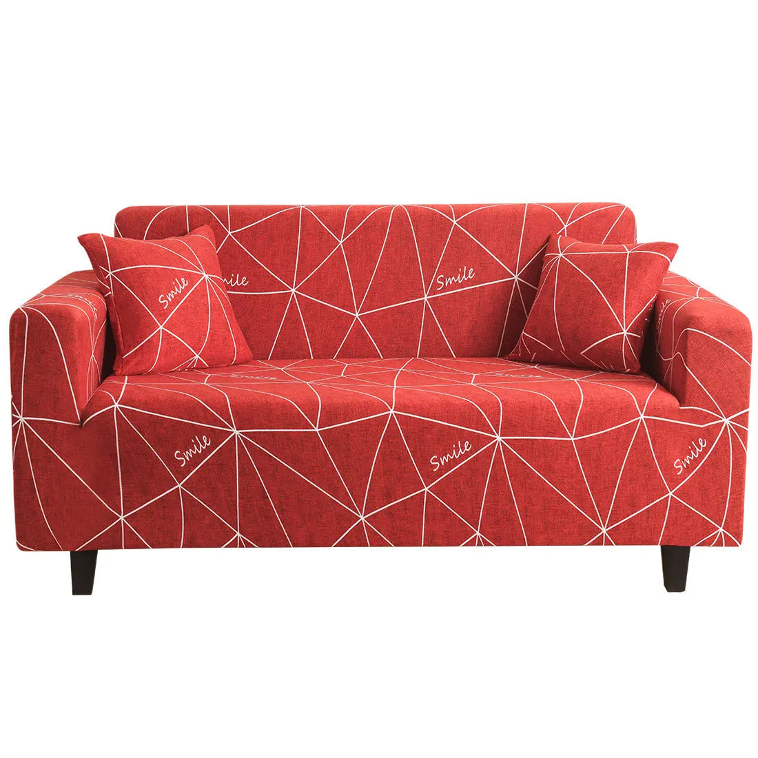 Housse Canapé Moderne Serena Classic red-XL