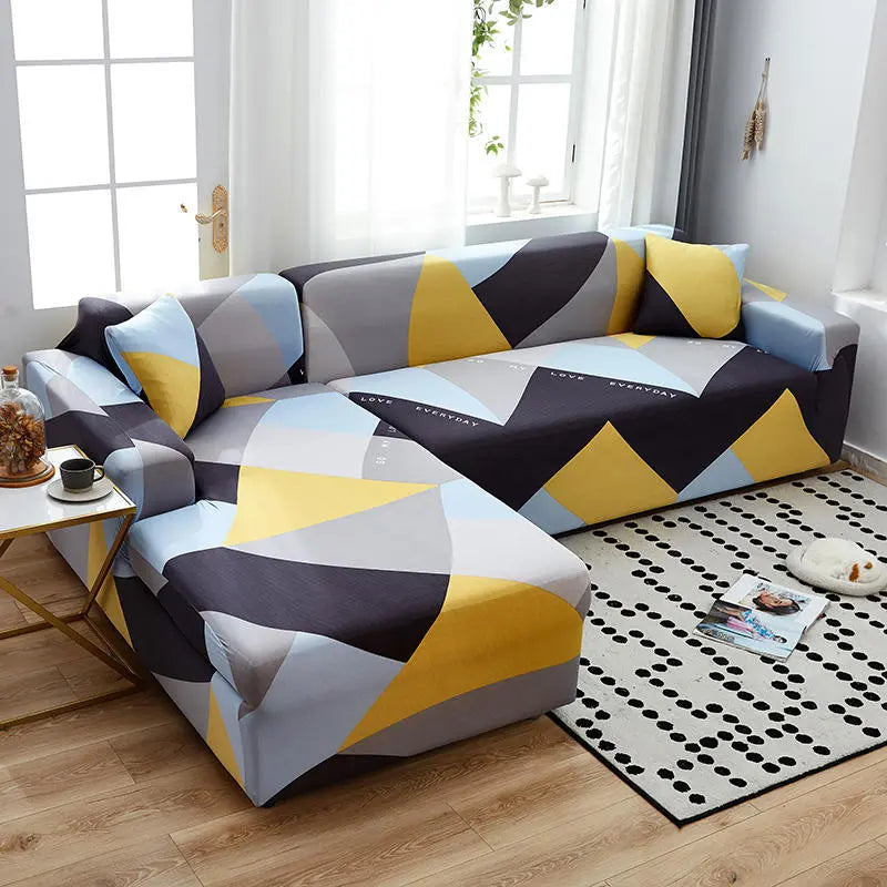 Housse Canapé Modulaire SOFANGEO Geometry-235to300cm