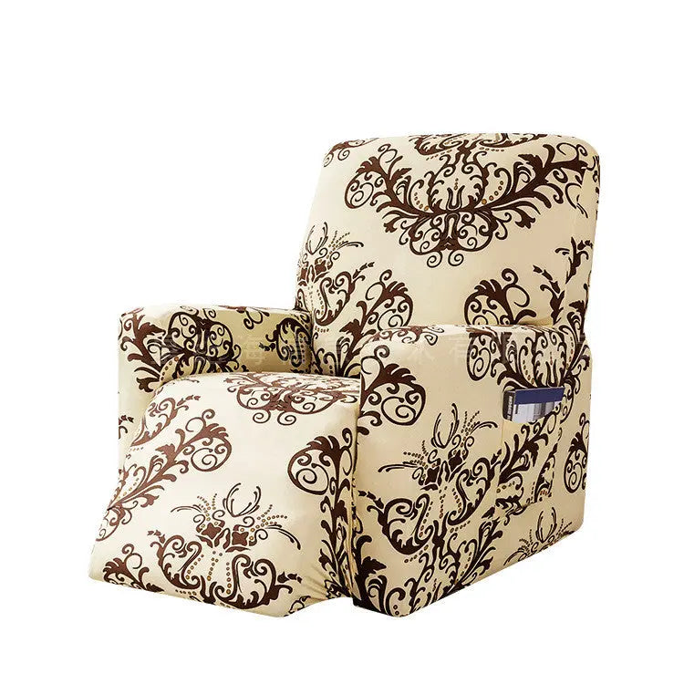 Housse Canapé Relax Extensible ABBY Coffee-One size