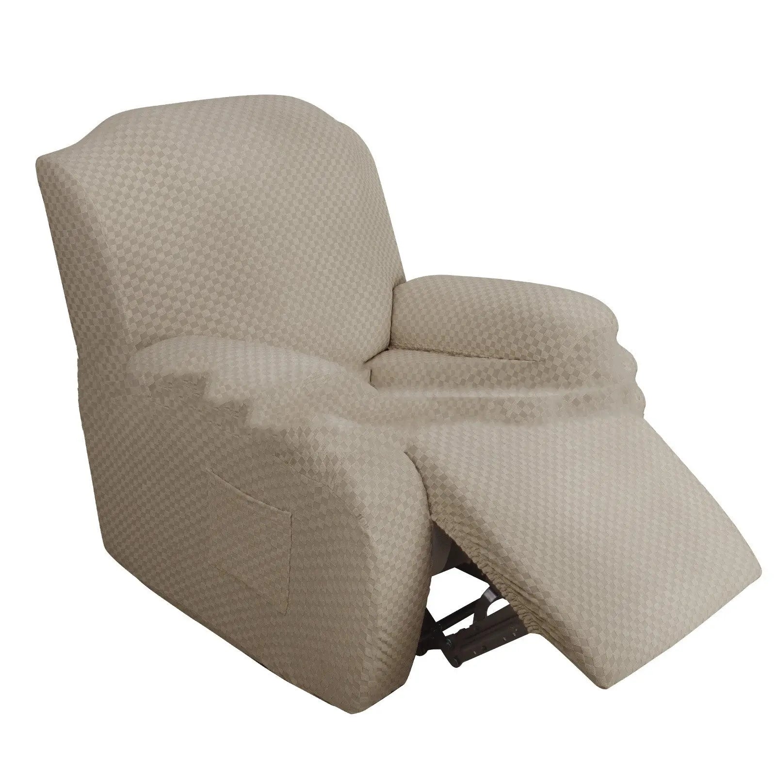 Housse Canapé Relax Extensible PALOMA Khaki-Single Seat
