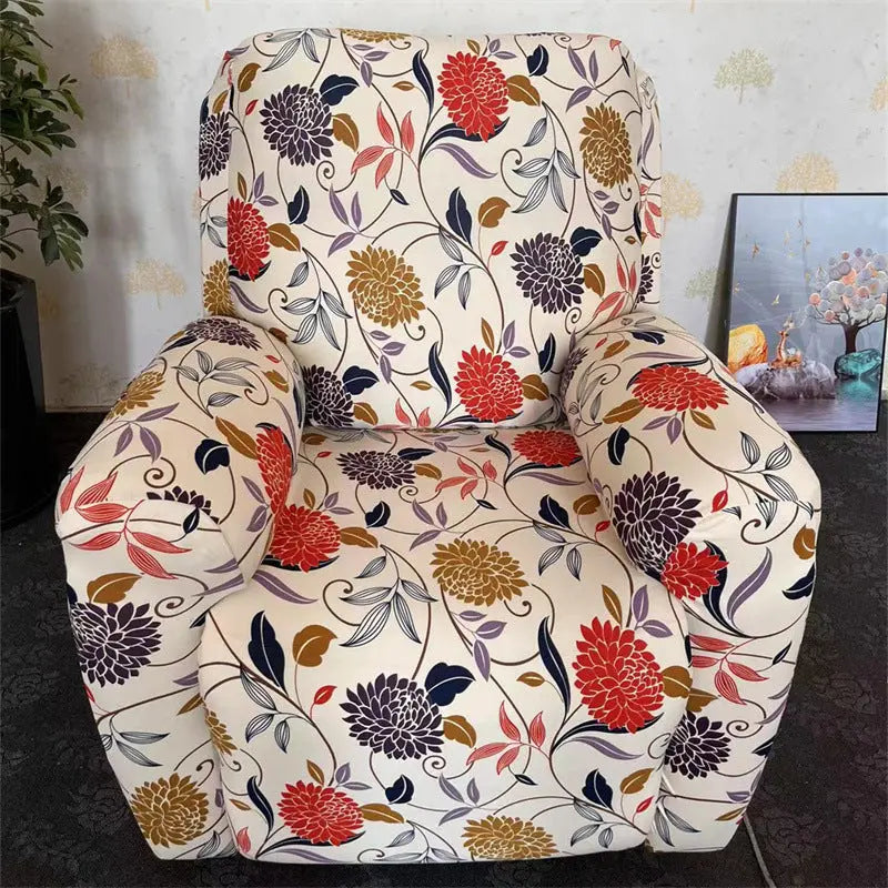 Housse Canapé Relax Imprimée LUXORA Flower vine-Chair cover 4piece set