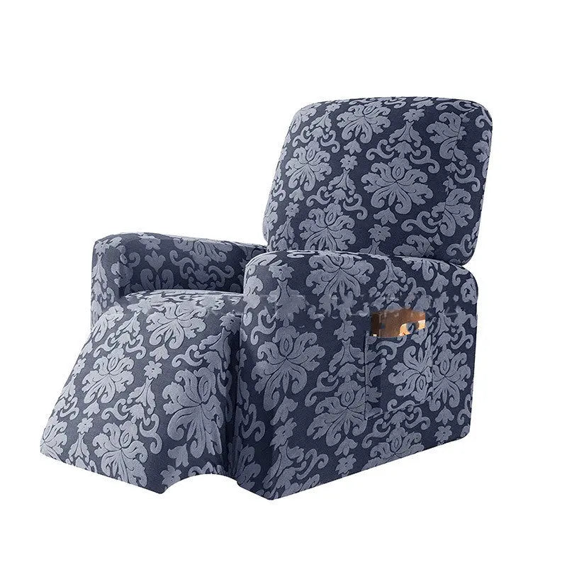 Housse Canapé Relax Jacquard AMELIA Dark gray