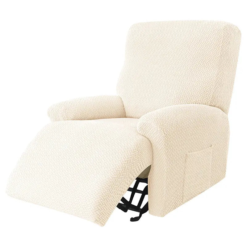 Housse Canapé Relax Moderne VELASI 01 Beige-Four Pieces