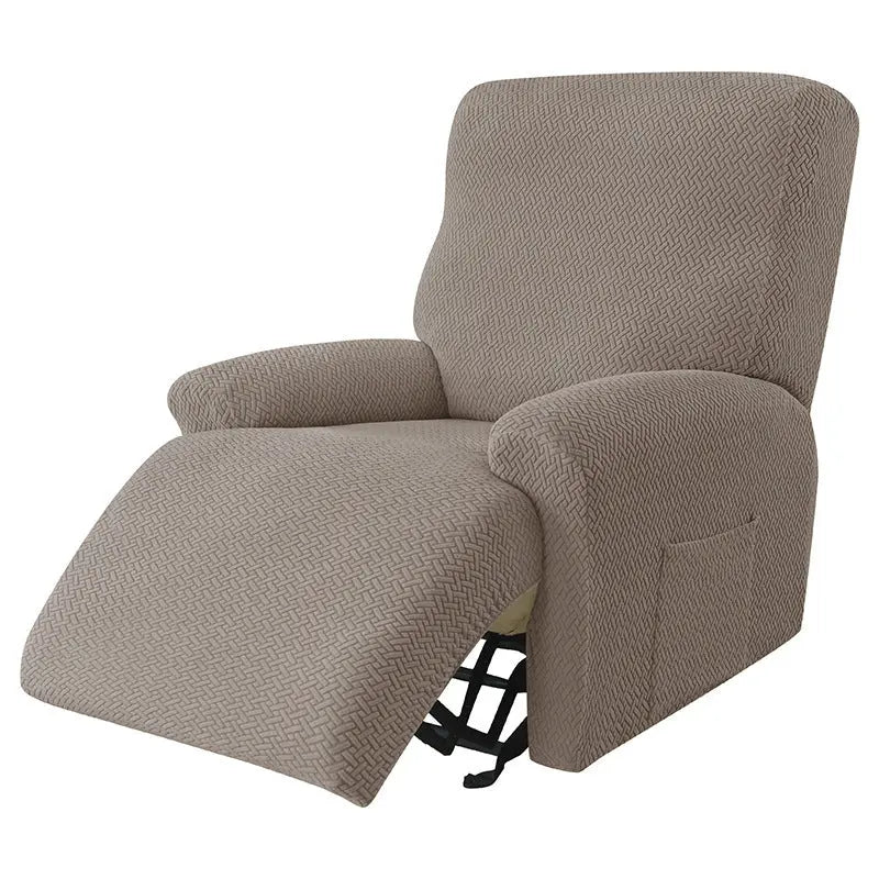 Housse Canapé Relax Moderne VELASI 02 Khaki-Four Pieces
