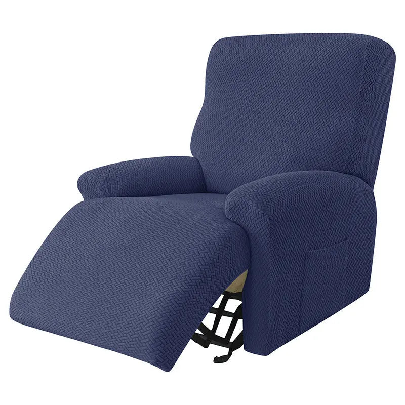 Housse Canapé Relax Moderne VELASI 12 Navy Blue-Double seat