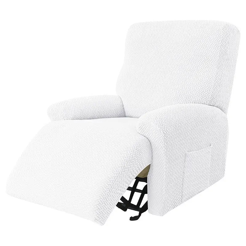 Housse Canapé Relax Moderne VELASI 23 White-Three person seat