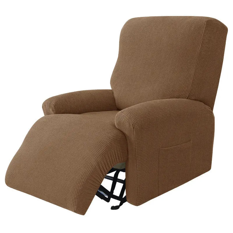 Housse Canapé Relaxable Élastique FLECOS Deep Coffee-Single Seat