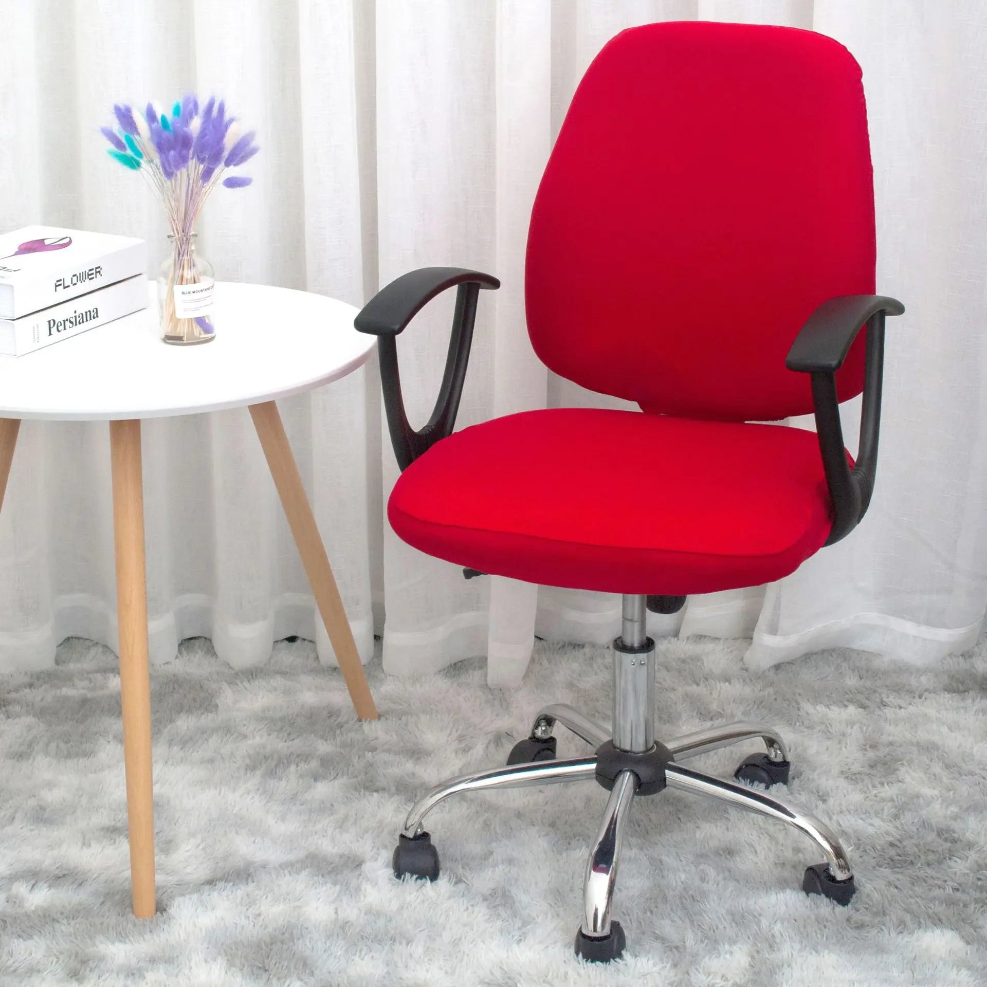 Housse Chaise Élastique ASTRON Bright Red-Free Size