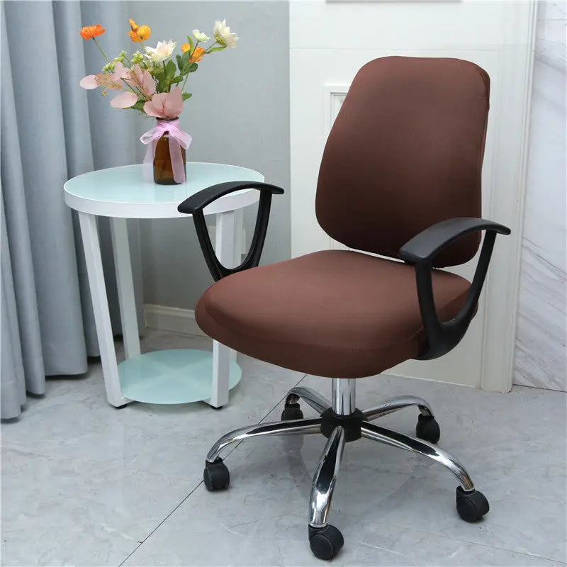 Housse Chaise Élastique COLORZ Coffee Split-Average Size