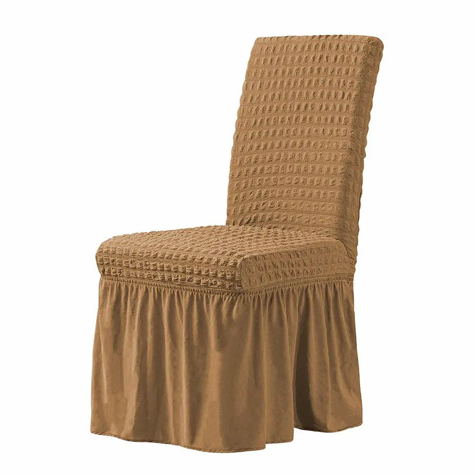 Housse Chaise Extensible TAYLOR Apricot