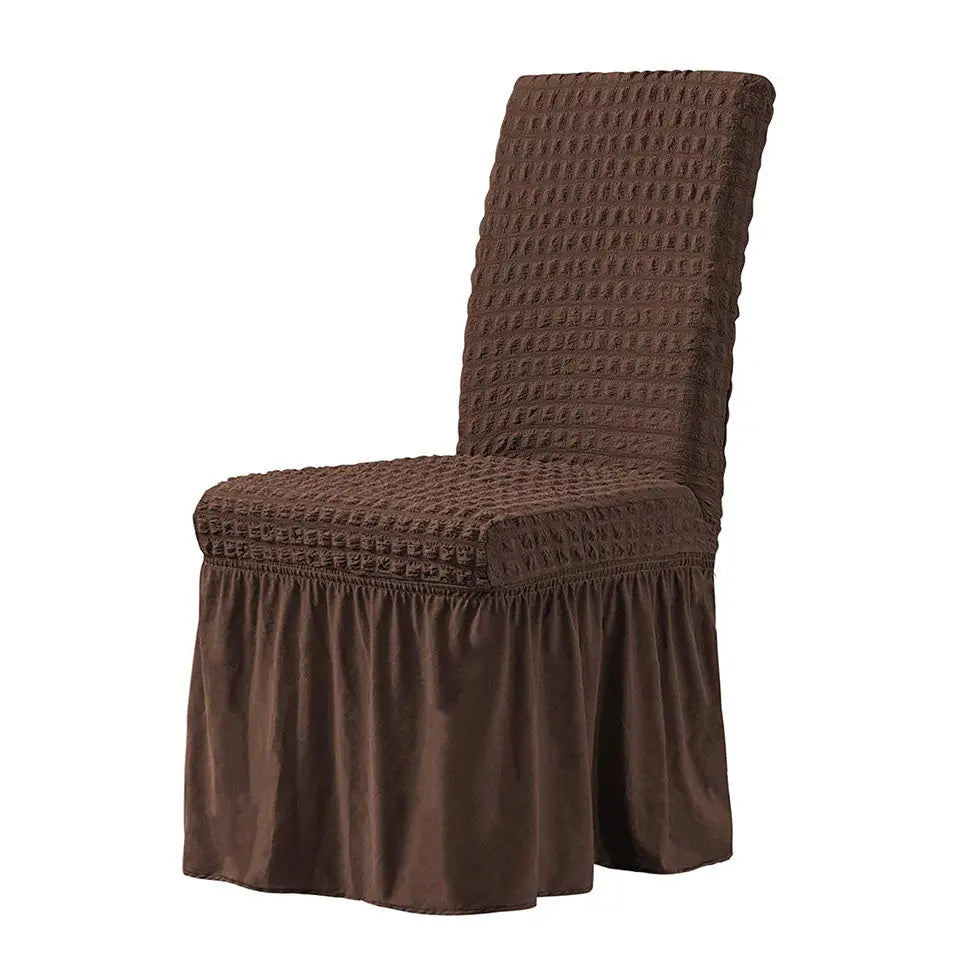Housse Chaise Extensible TAYLOR Brown