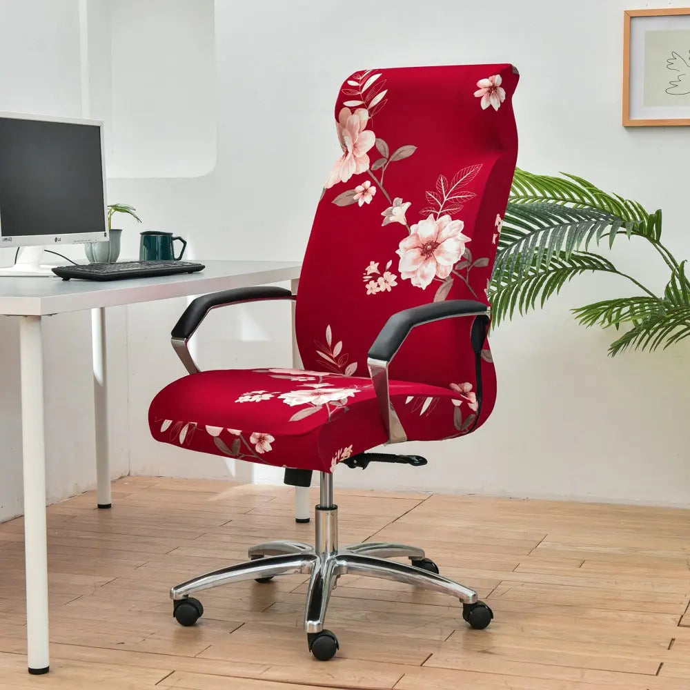 Housse Chaise Rotative ZELFOR Fanghua Red-L