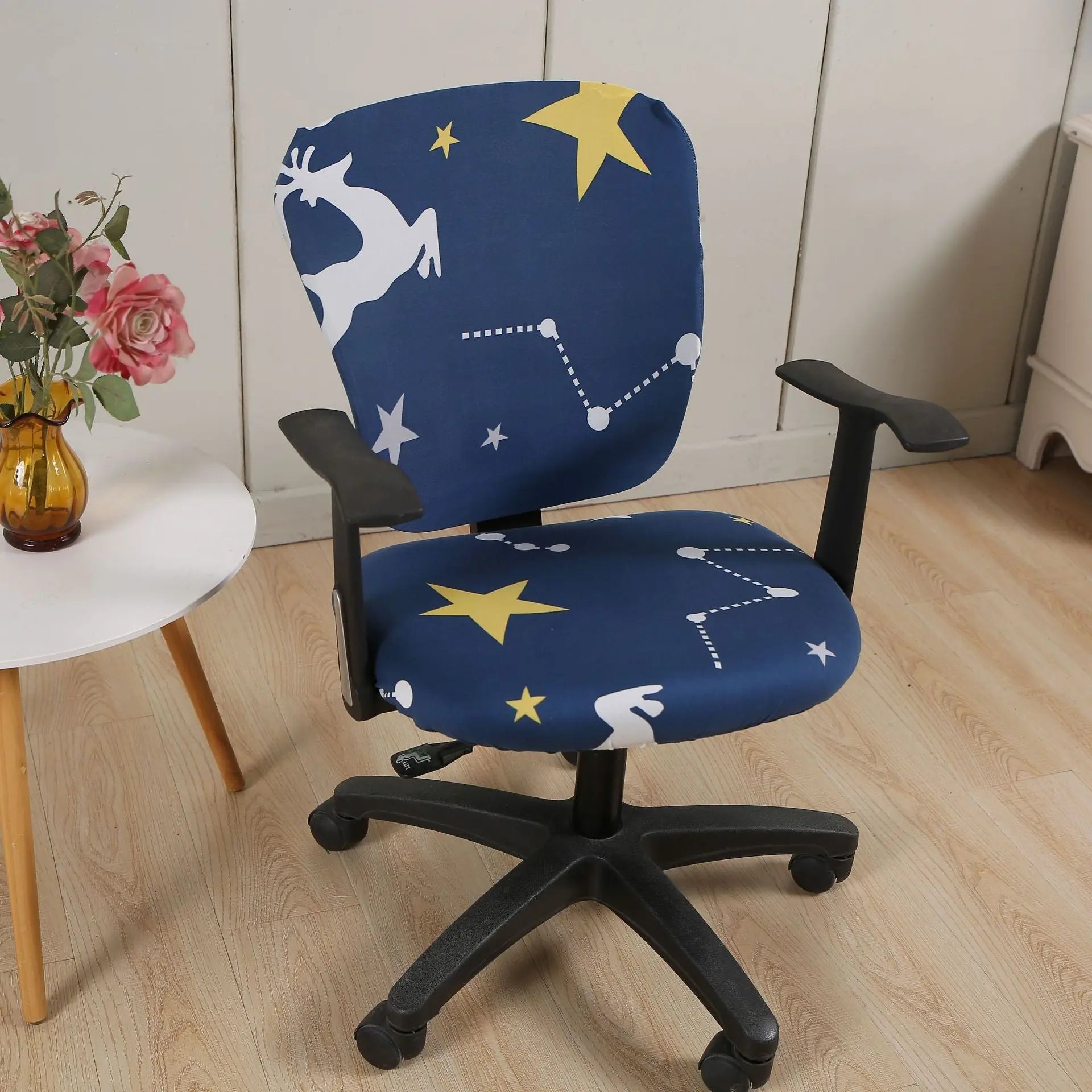 Housse Chaise Swivel SPLITA Blue Deer-Split Chair Cover