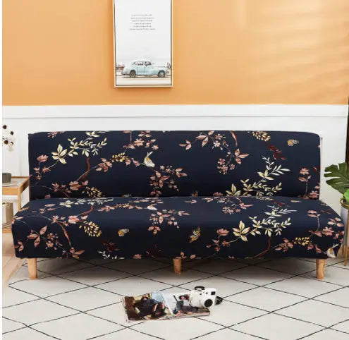Housse Clic Clac Élastique JUNA Golden branches and jade leave-190or210cm