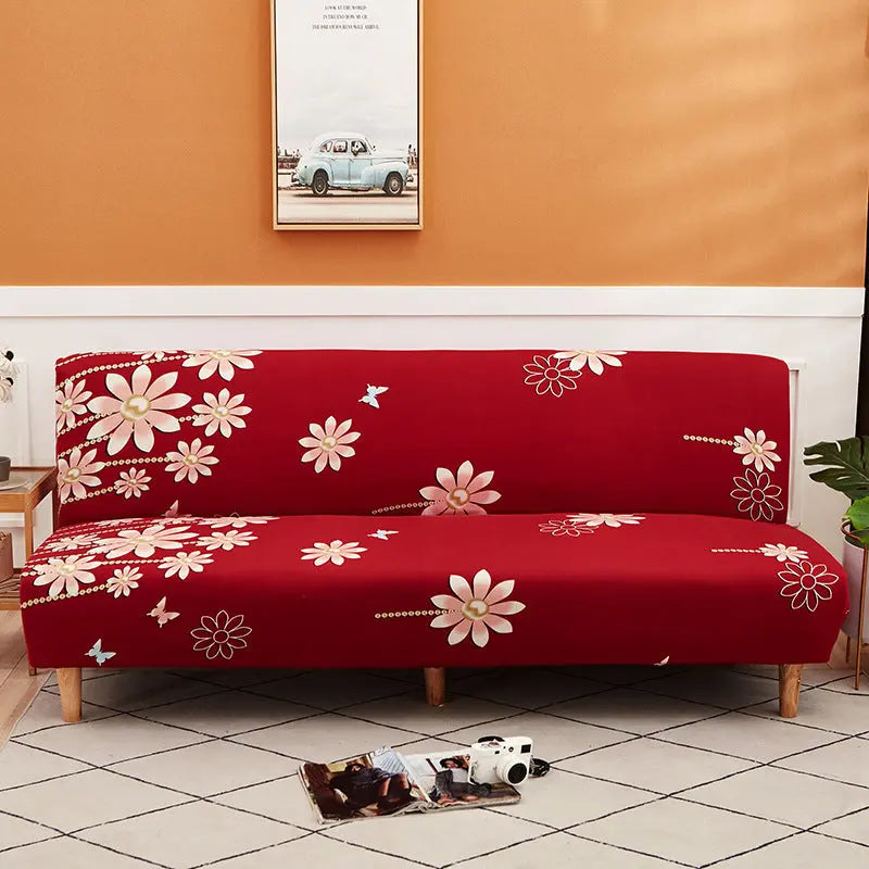 Housse Clic Clac Extensible LINOVA Long red-Medium
