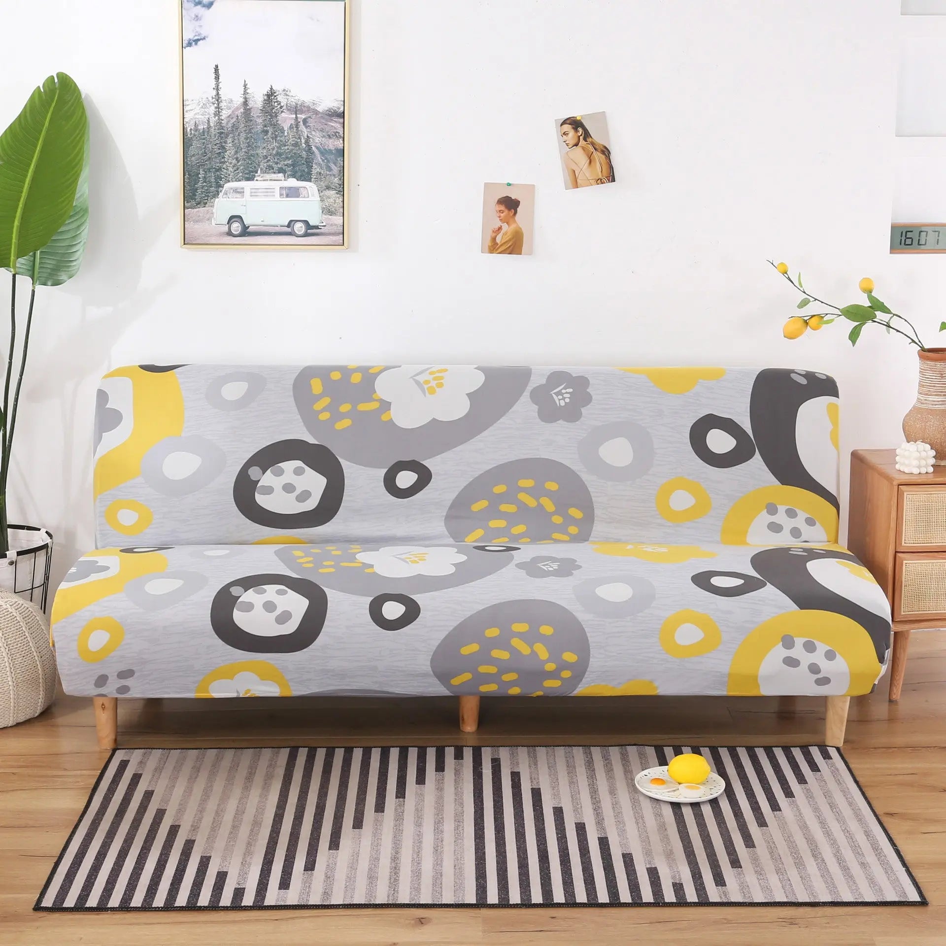 Housse Clic Clac Imprimée SOLIA Warm Sun-Pillow Cover