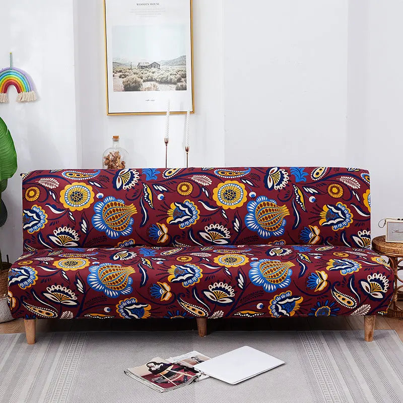 Housse Clic Clac Imprimée SOLIA Dark Fragrance-Sofa Cover