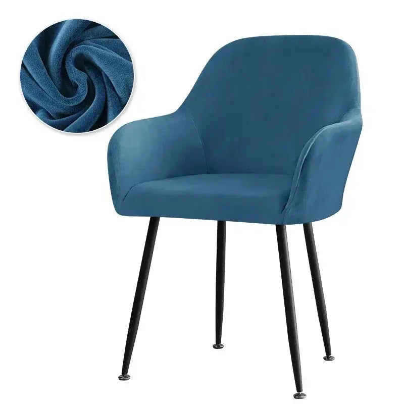 Housse De Chaise Velours Extensible VELINO Housse de France